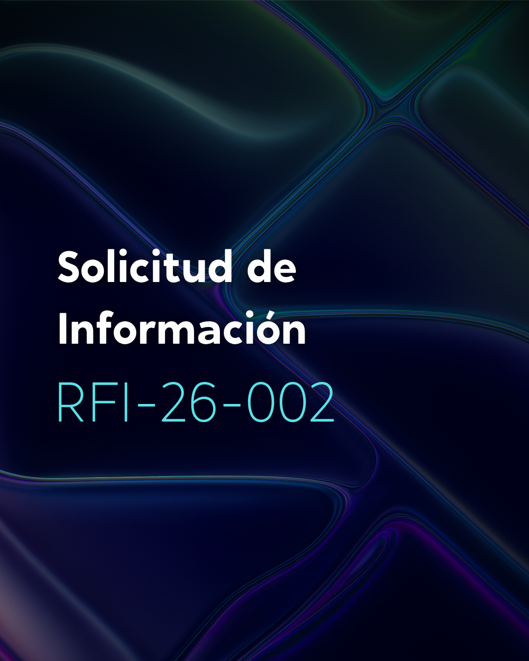 Imagen del comunicado RFI 26-002